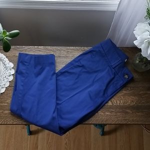 💎3/$12 Loft julie fit trouser in lovely stretch blue 0